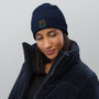 Best Mom in the World - Organic ribbed beanie