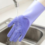 Silicone Antibacterial Magic Kitchen Cleaning Gloves