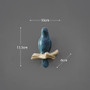 Wall Decorations Home Accessories Living Room Hanger Resin Bird hanger key kitchen Coat Clothes Towel Hooks Hat Handbag Holder