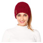 Soft Knit Ponytail Beanie