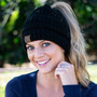 Soft Knit Ponytail Beanie