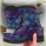 Blue Purple Boho Mandala Boots