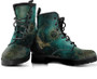 Green Sun and Moon Handcrafted Boots