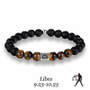 12 Zodiac Signs Tigers Eye Bracelet