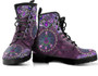 Purple Peace Mandala Handcrafted Boots