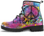 Colorful Peace Handcrafted Boots