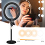 Photo Studio Selfie LED Ring Light with Cell Phone Mobile Holder for Youtube Live Stream Makeup,Ring Lamp for iPhone/Android