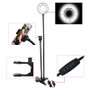 Photo Studio Selfie LED Ring Light with Cell Phone Mobile Holder for Youtube Live Stream Makeup Camera Lamp for iPhone Android
