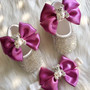 Teddy Bear Crystals Shoes and Headband