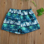 Toddlers Boy Swim Trunks Palm Tree Print Beach Shorts