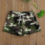 Toddlers Boy Beach Shorts Camouflage Print Swim Trunks For Boys