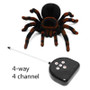 RC Spider Halloween April Fool's Day Simulation Plush Tarantula Remote Control Soft Prank Toys