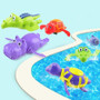 Animal Bath Toys - Fish Shark Wind Up Water Toys