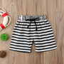 Toddler Kids Boy Striped Shorts Beach Swimming Trunks