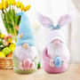 2PCS Easter Gnome Plush Bunny Stuffed Rabbit Ear with Egg