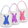 Kids Easter Baskets Bunny Rabbit Basket Tote For Egg Hunting