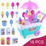 Kids Mini Simulation Ice Cream Trolley Toy