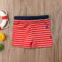 Toddler Boy Skull Pattern Kid Striped Swimming Shorts