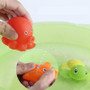 7 PCS Bath Toys for 3 Year Olds Children Water Toys Soft Rubber Shark Sea Animals