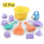 Beach Sand Toys Castle Animals Mold Digging Shovel Sets 5-14PCS