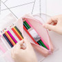 Cute Canvas Roll Up Pencil Case with Pencil Pouch