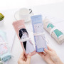 Cute Canvas Roll Up Pencil Case with Pencil Pouch