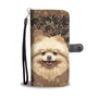 Pomeranian Head Wallet Case