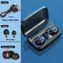 TOPK TWS Bluetooth V5.0 Wireless Headphones Fingerprint Touch Bluetooth earphone 2000mAh Charging Box Sports Waterproof earbuds
