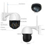 1080P PTZ Wifi IP Camera Outdoor 4X Digital Zoom AI Human Detect Wireless Camera H.265 P2P ONVIF Audio 2MP Security CCTV Camera