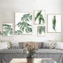 Watercolor Impression Leaves Wall Art