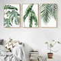 Watercolor Impression Leaves Wall Art