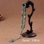 Tasbih Prayer beads - 33 Natural Stone Agates Tassel