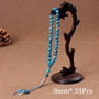 Tasbih Prayer beads - 33 Natural Stone Agates Tassel