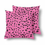 18" x 18" Throw Pillows (2) - Custom Cheetah Pattern