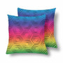 18" x 18" Throw Pillows (2) - Custom Turtle Pattern