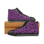 Women's Chucks High Top Sneakers - Custom Cheetah Pattern