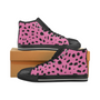 Women's Chucks High Top Sneakers - Custom Cheetah Pattern