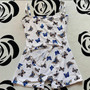 2020 Fashion Women Two Piece Set Printed Crop Top and Shorts Summer Casual Sport Tracksuit Women Sexy Bodycon Bodysuit Romper