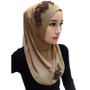 Ladies Lace Embroidery Headband Hijab