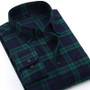 Men's Plaid  Flannel Shirt Long Sleeve