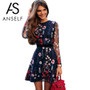 Women's Floral Embroidery Dress