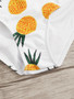 Pineapple Print Two Piece Bikini