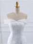 Beading Vintage Lace Gowns Mermaid Wedding Dress Plus Size 2020 Long Train Custom-made Bridal Wedding