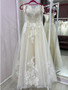 Lace Beading Tulle Off The Shoulder Bridal Dress Floor-Length A-Line Wedding Gown Court Train