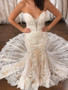 onlybridals  Ivory Wedding Dress Lace Vintage Sweetheart Wedding Dress