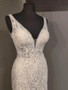 onlybridals  V-NECK LACE APPLIQUES BEADED MERMAID/TRUMPET WEDDING DRESS