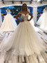 onlybridals Gown Off-the-Shoulder Lace Appliques Princess Wedding Dress