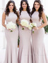 onlybridals  Trumpet/Mermaid Sleeveless Zipper Bridesmaid Dress