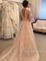 onlybridals Lace Long Sleeve Wedding Dress A Line Bridal Party Dress Gorgeous Wedding Dress