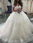 Luxurious prom gown wedding dress one shoulder lace applique bridal gown brand new